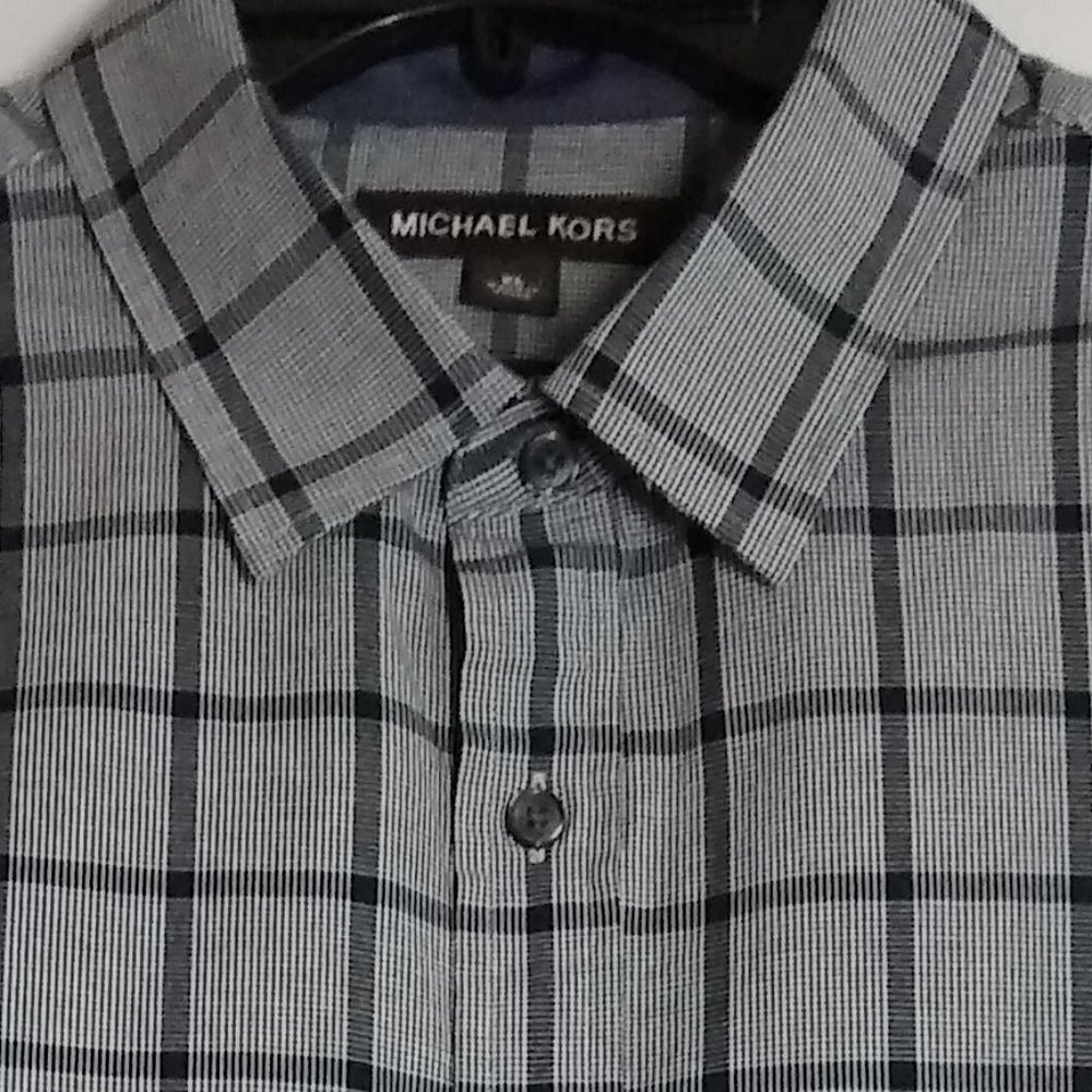 MENS MICHAEL KORS LONG SLEEVE DRESS SHIRT